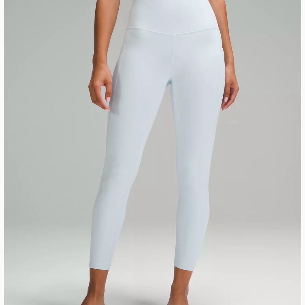 Cyan blue align lulu leggings